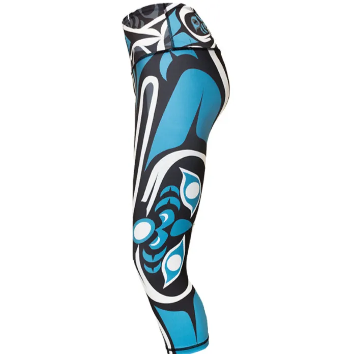 Wolf Teal Capri