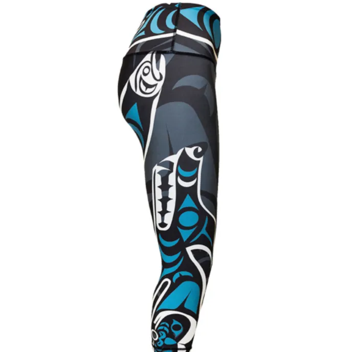 Wolf Teal Capri