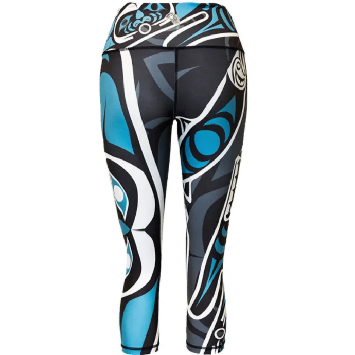 Wolf Teal Capri