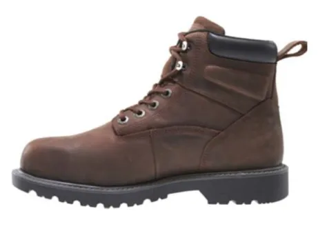 Wolverine Floorhand Dark Brown 6" Waterproof Lace Up Work Boot W10643
