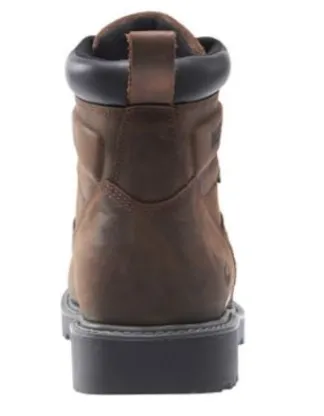 Wolverine Floorhand Dark Brown 6" Waterproof Lace Up Work Boot W10643