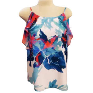 Women's Joseph Ribkoff | Floral Camisole Top | White with Multi Colors