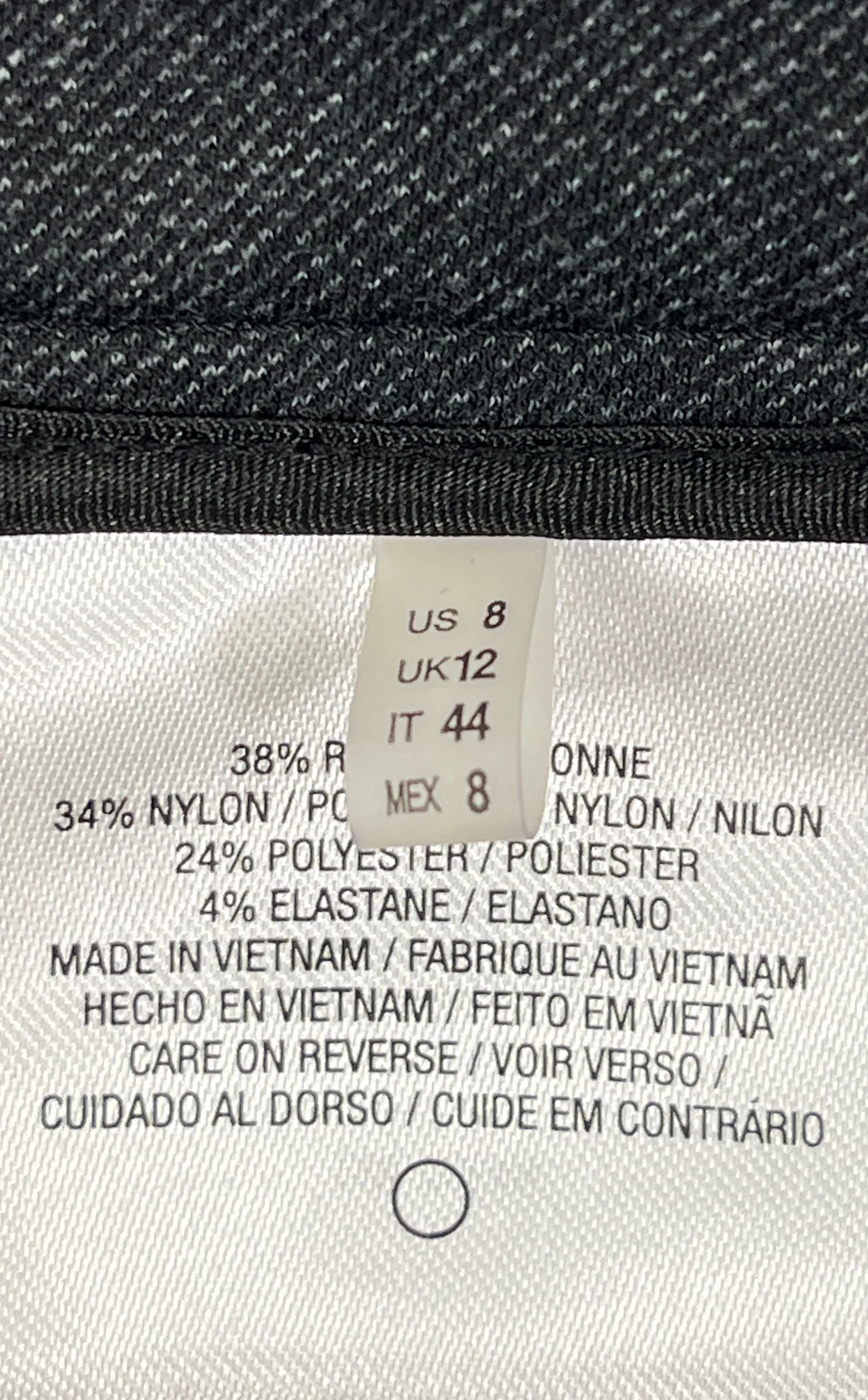 Women's T Tahari Dark Grey Dress Pants Slacks Pants - Size 8